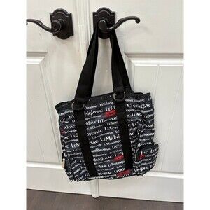 Lesportsac Black Tote Bag Zipper